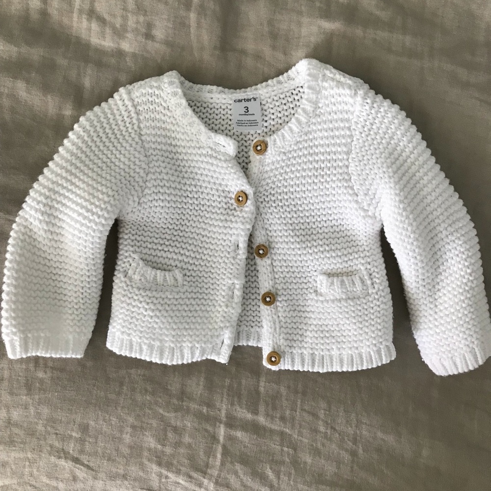 Carter’s baby cardigan 3 months